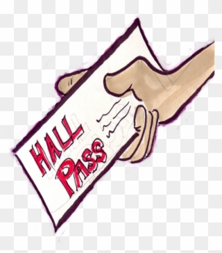 Hall Pass Clipart - Png Download