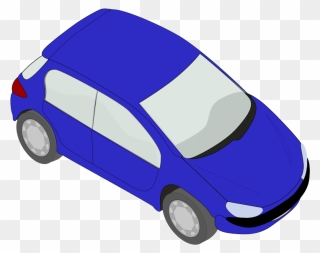 Blue Car Clipart Color Blue - Car Key Vector Transparent Png