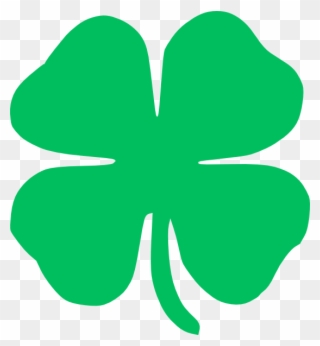 Popular Images - Four Leaf Clover Clip Art - Png Download