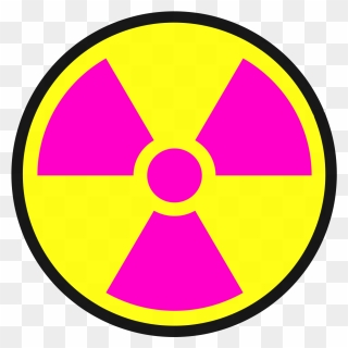 Nuclear Clipart Caution - Radiation Symbol Png Transparent Png