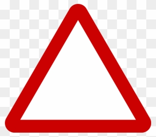 Triangle Warning Sign - Danger Triangle Icon Clipart