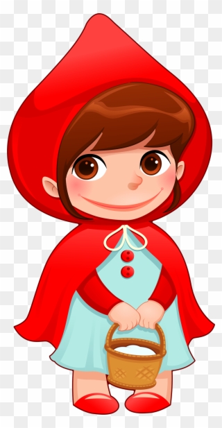 Red Riding Hood, Little Red, Hoods, Anime Dolls, Illustration, - Cartoon Red Riding Hood Clipart