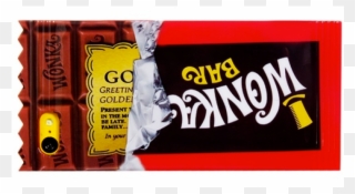 Willy Wonka Golden Ticket Clip Art - Willy Wonka Chocolate Bar - Png Download