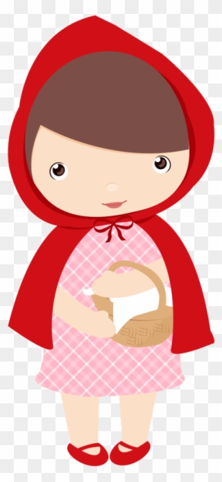 Red Riding Hood Clipart Happy Woman - Little Red Riding Hood No Background - Png Download