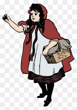 Red Riding Hood Clipart Transparent - Red Riding Hood Clipart - Png Download