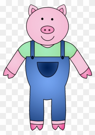 The Three Little Pigs Clipart Clipartmonk - Three Little Pigs Pig - Png Download