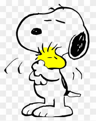 Phone Clipart Snoopy - Snoopy And Woodstock Png Transparent Png