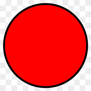 Free Circle Red Cliparts, Download Free Clip Art, Free - Red Circle Black Outline - Png Download