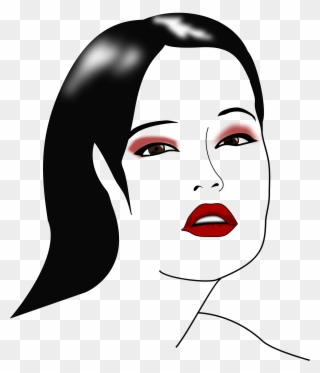 Lipstick Free Model Makeup - Woman Makeup Png Clipart Transparent Png