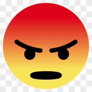 Image Library Facebook Angry Button Emojisticker - Facebook Angry Face Clipart