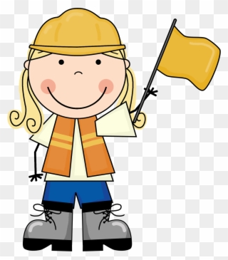 Clip Arts Related To - Kid Construction Worker Clipart - Png Download