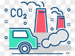 Smog Clipart Environmental Problem - Pollution - Png Download