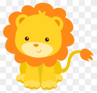 Medium Size Of Baby Shower Perfect Baby Zoo Animals - Cute Lion Clipart - Png Download