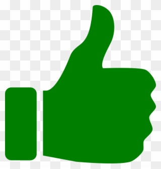 Thumbs Up Icon Green Th Clip Art - Green Thumbs Up Icon - Png Download
