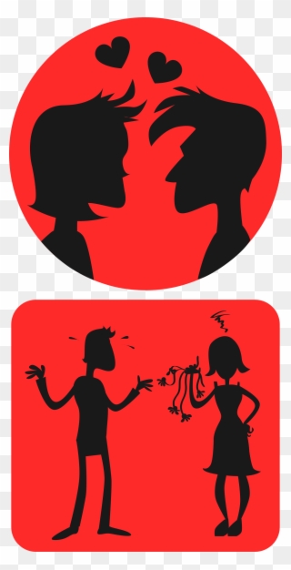 Big Image - Healthy Vs Unhealthy Relationships Clipart - Png Download