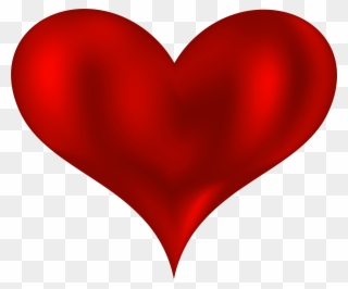 Beautiful Heart Red Png Clipart - Corazones Brillosos Rojos En Png Transparent Png