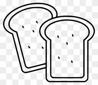 Transparent Toast Drawn Image Free Library - Toast Drawing Png Clipart