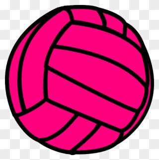 Volleyball Clipart Glitter - Pink Volleyball Clipart - Png Download