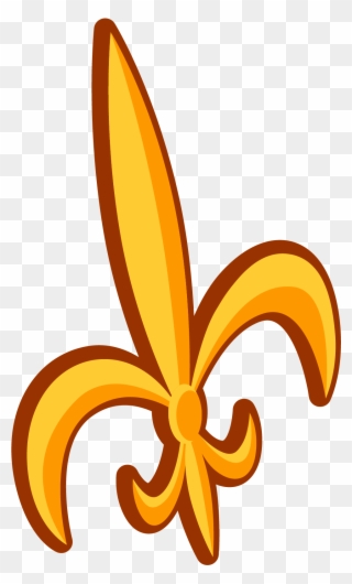 Angled Fleur De Lis Clip Art - New Orleans - Png Download
