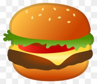 Hamburger Icon Noto Food Drink Iconset Google - Burger Emoji Clipart