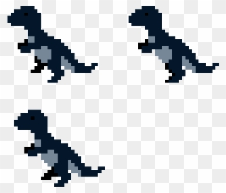 Small T-rex - T Rex Pixel Png Clipart
