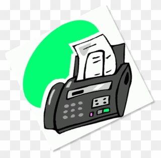 Receives Faxes As Emails - Fax Machine Clip Art - Png Download