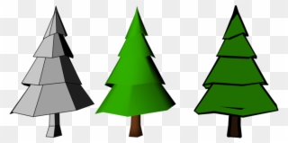 Holiday Changes - Tree Textures Cel Shading Clipart