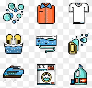 Laundry Icons Free - Travelling Icon Png Clipart
