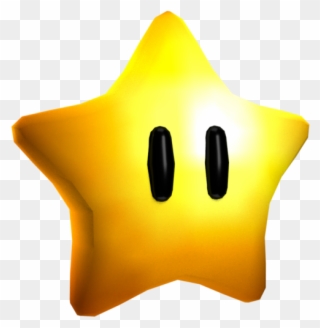 Mario Star Png - Super Mario Galaxy Power Star Clipart
