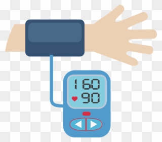 High Blood Pressure - Presion Arterial Vector Clipart