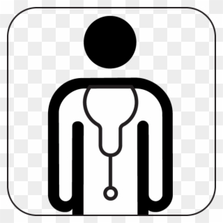 Male Doctor - Hospital Symbols Clipart