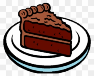 Pice Clipart Chocolate Pastry - Chocolate Cake Clipart Png Transparent Png
