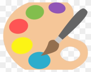 Paint Palette Emoji Clipart