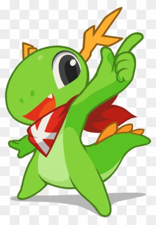 The Dragon - Kde Mascote Clipart