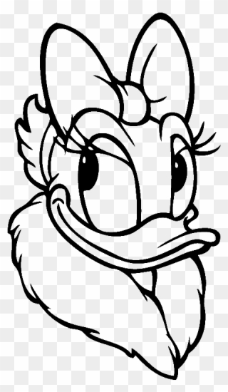 Daisy Duck Head Coloring Pages 5 By Kyle - Daisy Duck Face Coloring Pages Clipart