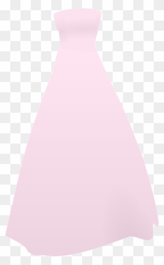Gown Clipart Gaun - Pink Wedding Dress Png Transparent Png