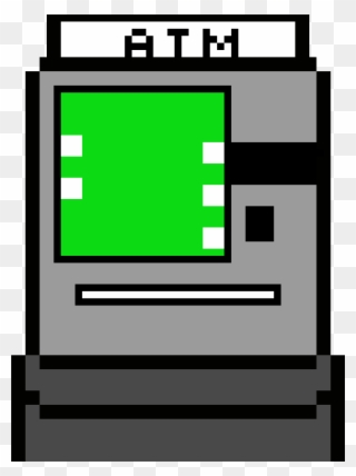 Atm Machine - Pixel Art Atm Clipart