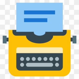Blog-typewriter - Icon Typewriter Png Clipart