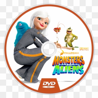 Aliens Dvd Disc Image - Monsters Vs Aliens Monsters Inc Clipart
