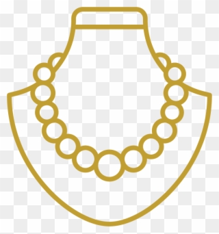 Pearls Icon - Pearl Necklace Icon Clipart