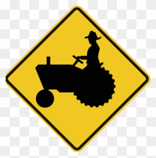 Deforestation Is The Act Of Humans Removing Or Clearing - Tractor Crossing Sign Clipart