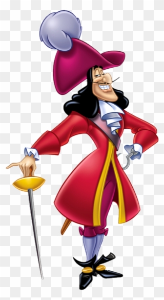 Captain Hook - Captain Hook Disney Villains Clipart