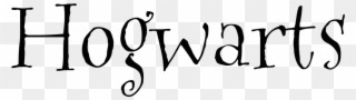 Harry Potter Font - Hogwarts Wizard Font Clipart