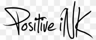 9656 Positive Ink E1 - Calligraphy Clipart
