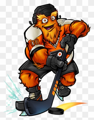 Gritty Brian Allen - Philadelphia Flyers Mascot Gritty Clipart
