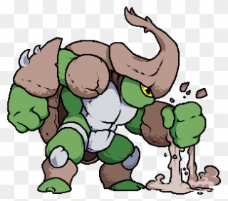 The Earth's Bastion - Rivals Of Aether Kragg Art Clipart