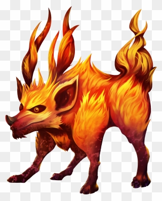 This Wild Fox Has A Savage Furnace Attack That Will - Illustration Clipart