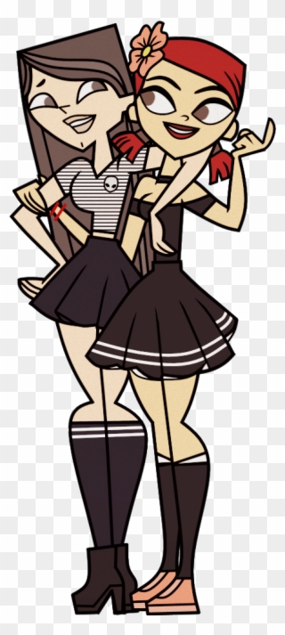 Draw Your Kin Meme - Total Drama Zoey And Heather Clipart