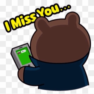 Brown's Love Story - Brown And Cony Miss You Clipart
