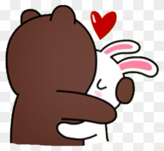 Actually I Must Admit That I Still Do Use The Stickers - Cony And Brown Kiss Clipart